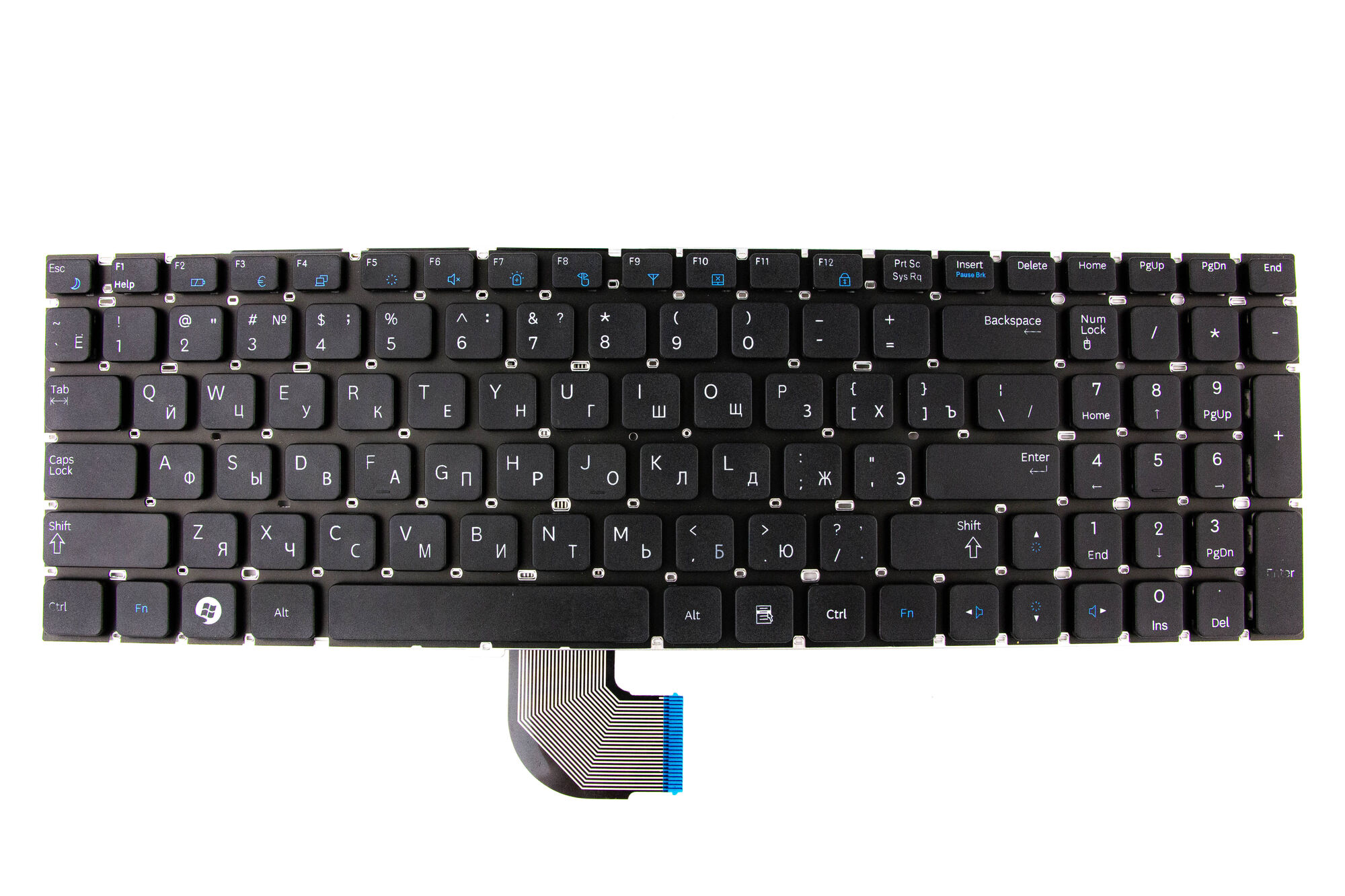 Клавиатура для ноутбука Samsung RF510 RF511 RF530 p/n: 24X73-RU, V190722B