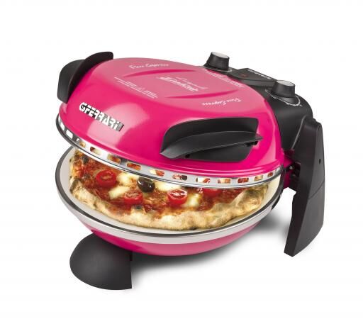 Пиццамейкер G3 ferrari Delizia G10006 бытовая домашняя мини печь для выпекания пиццы, розовый G3 Ferrari