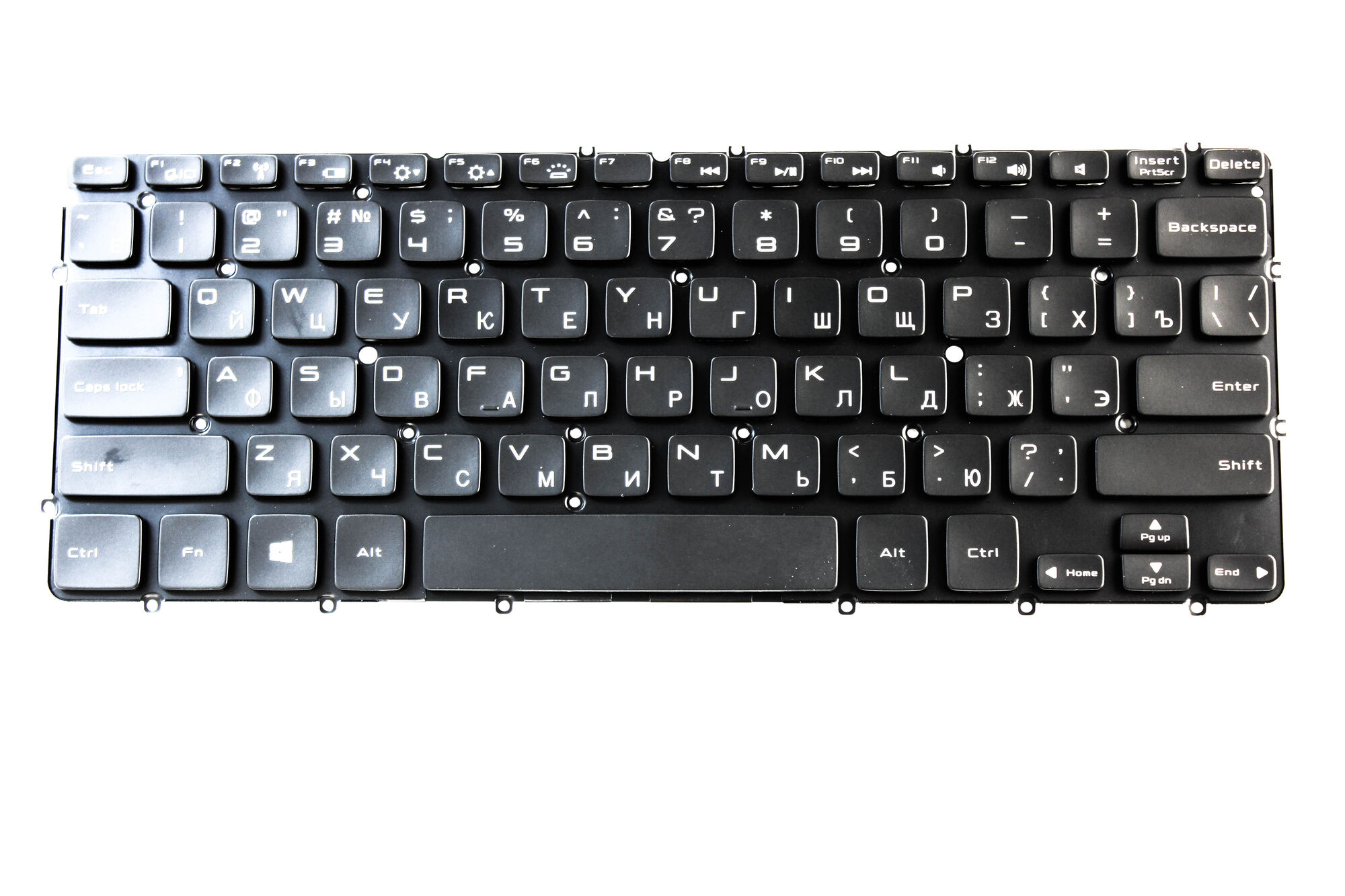 Клавиатура для ноутбука Dell XPS 12, 13 Черная с подсветкой p/n: MP-11C73SUJ698W, PK130S71B05