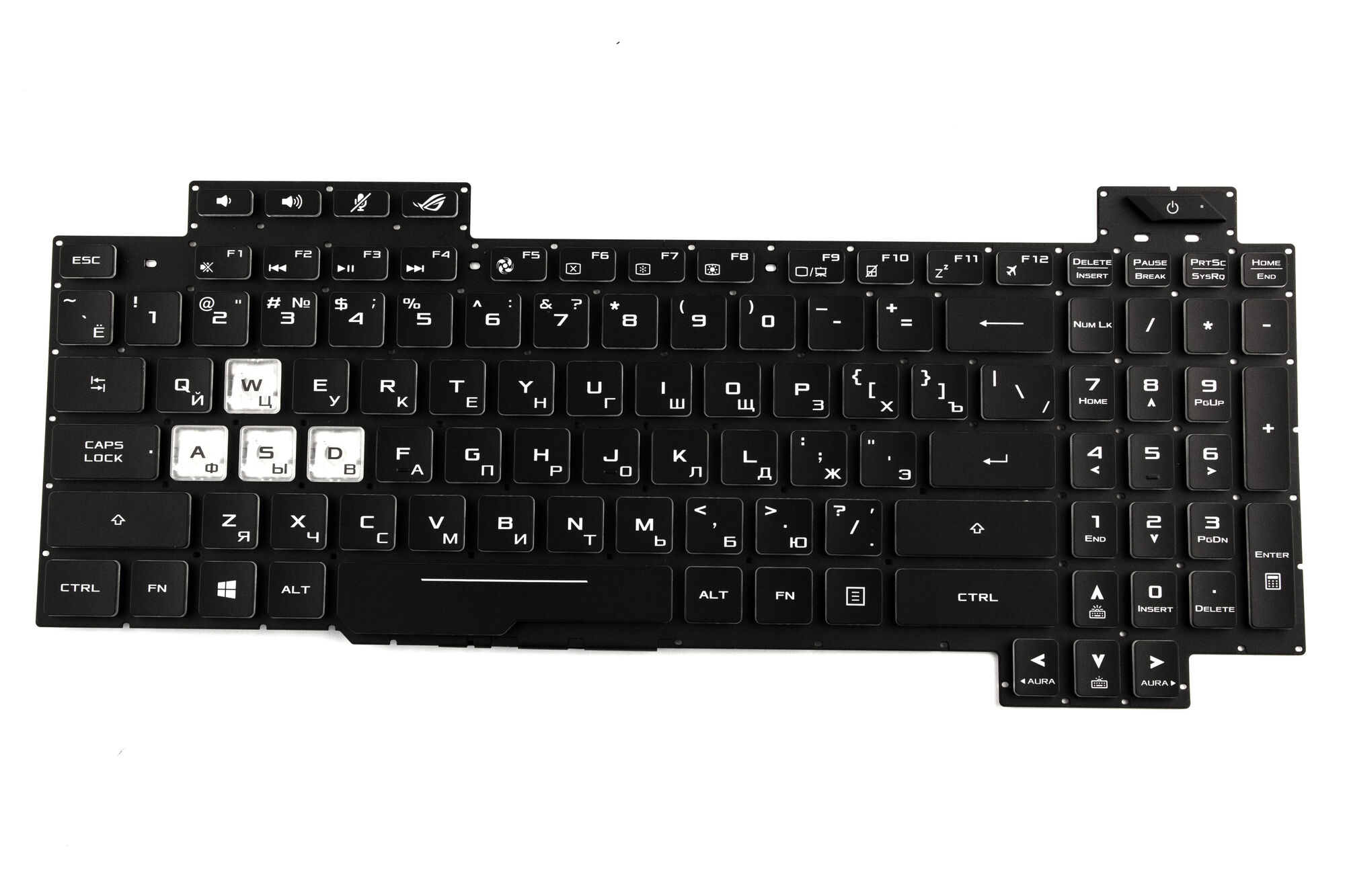 Клавиатура для Asus GL704GV c подсветкой p/n: V170762FS1US, 0KN1-5J2US11