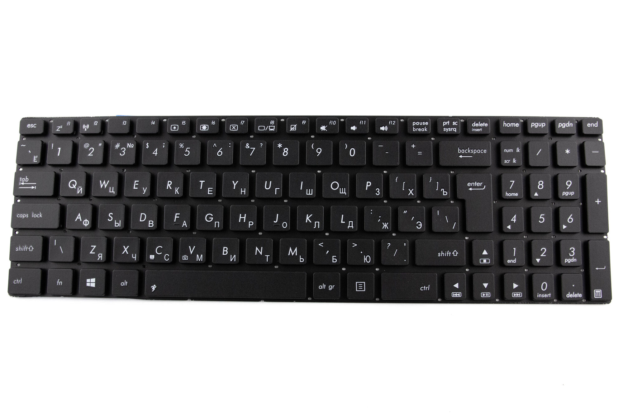 Клавиатура для Asus N56 N76 Вертикальный Enter p/n: NJ8, 9Z.N8BSQ.10R, 9Z.N8BBQ.G0R, 0KNB0-6120RU00