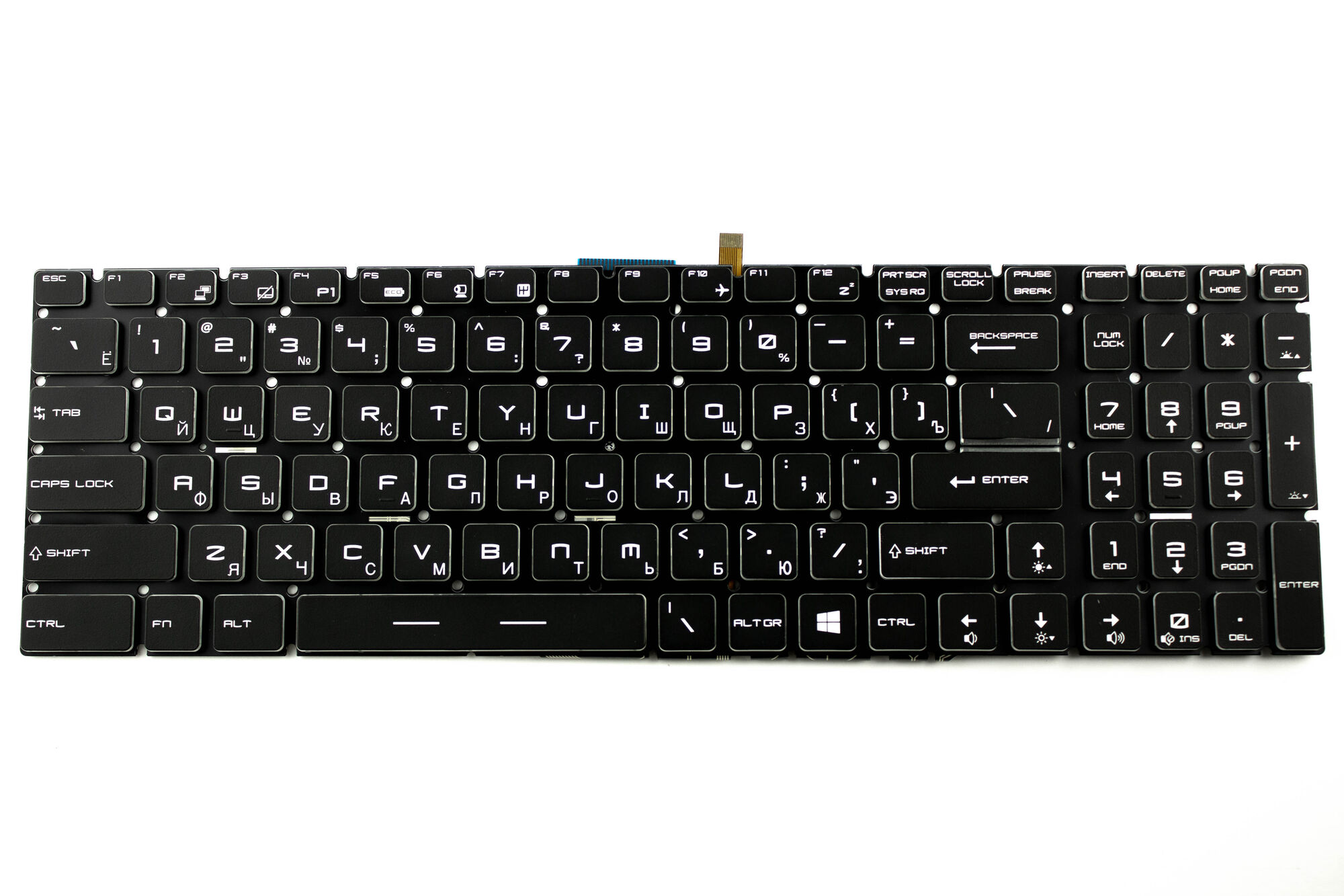 Клавиатура для MSI GE62VR GE72VR GS63VR GS73VR GT62VR RGB подсветка p/n: V143422AK, 09JM0030