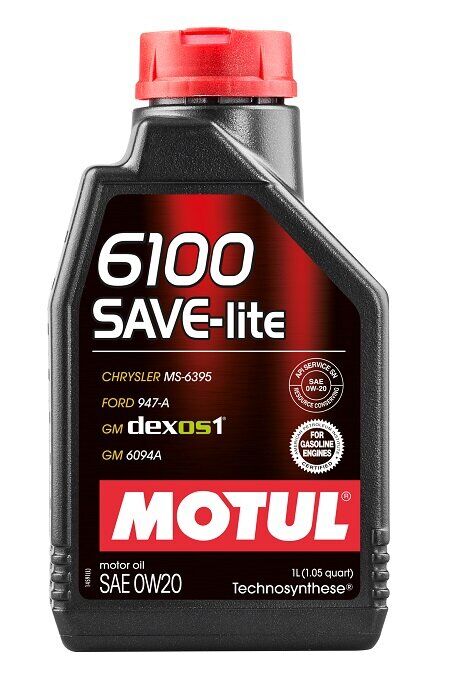 MOTUL 6100 Save-lite 0w20 SN/CF 1 л (масло моторное) 108002 108002
