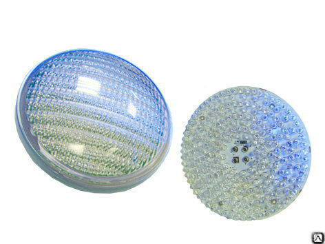 Лампа светодиодная цветная PAR56-360 RGB 25Вт/12В AquaViva on/off версия