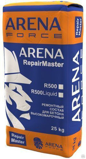 Ремонтный состав для бетона ARENA Repair Master R500 LIQUID, 25 кг 