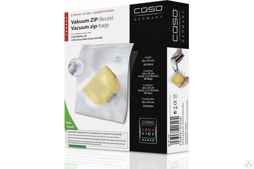 Zip d. Caso 26x23 для вакуумного упаковщика. Пакеты для вакуумного упаковщика caso zip 26x23 см. Пакеты для вакуумного упаковщика caso zip VC 20*23. ЗИП пакеты 150 мкм.