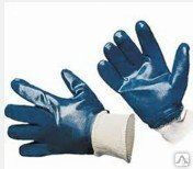 Перчатки нитриловые S синие (50 пар/10 уп) АДМ