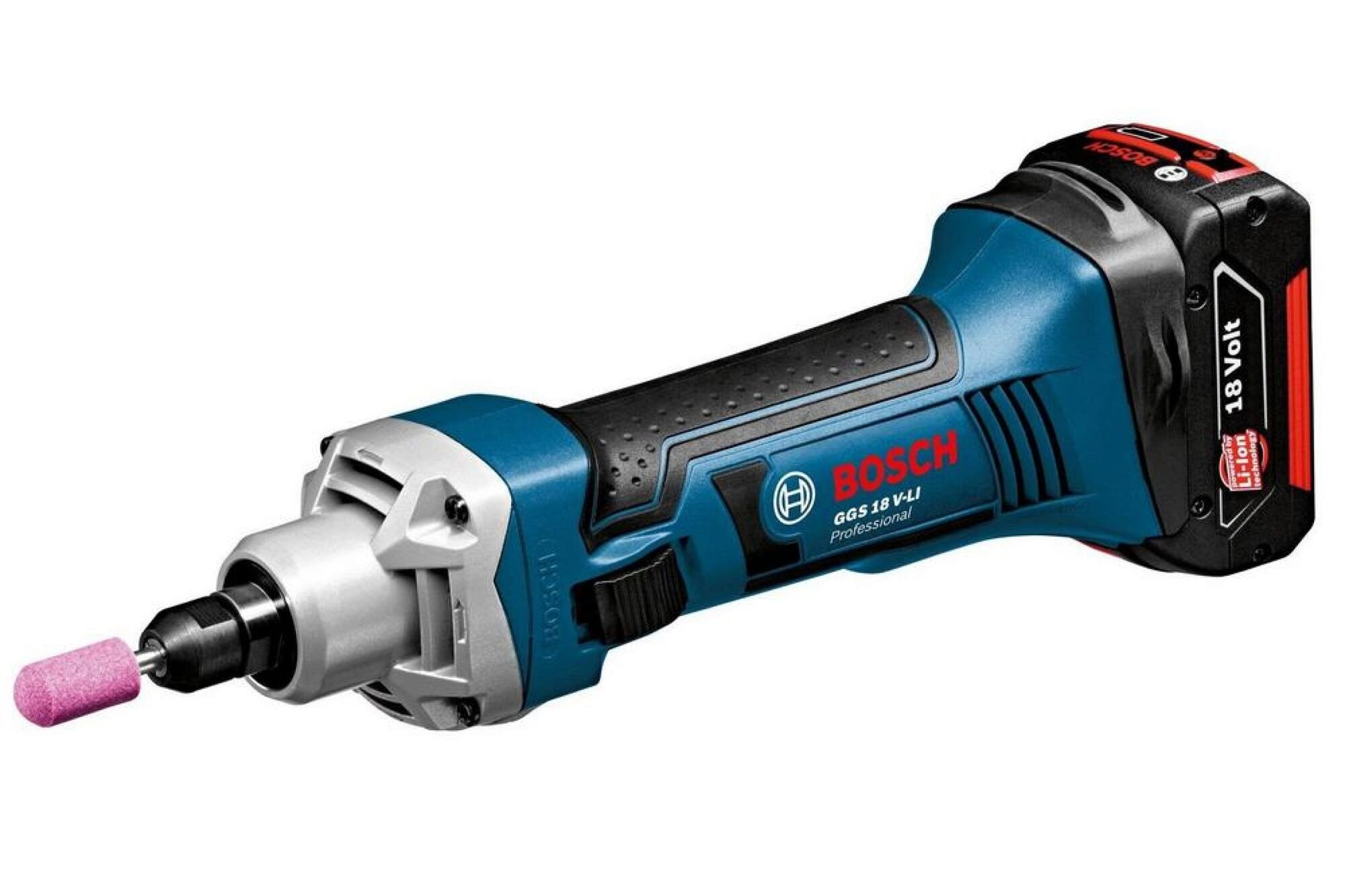 Аккумуляторная прямая шлифмашина Bosch GGS 18 V-LI 0.601.9B5.304, цена в  Екатеринбурге от компании ГЛОБАЛСТРОЙРТИ