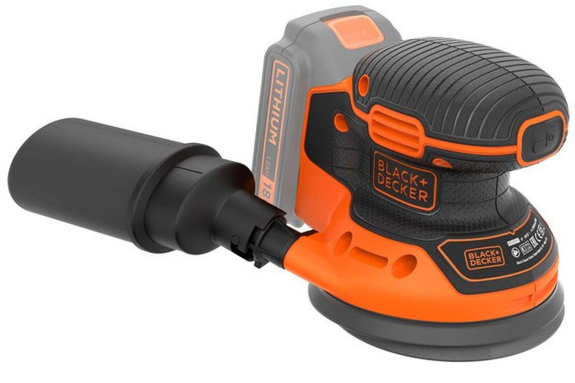 Аккумуляторная эксцентриковая шлифмашина Black&Decker BDCROS18N, цена в  Екатеринбурге от компании ГЛОБАЛСТРОЙРТИ