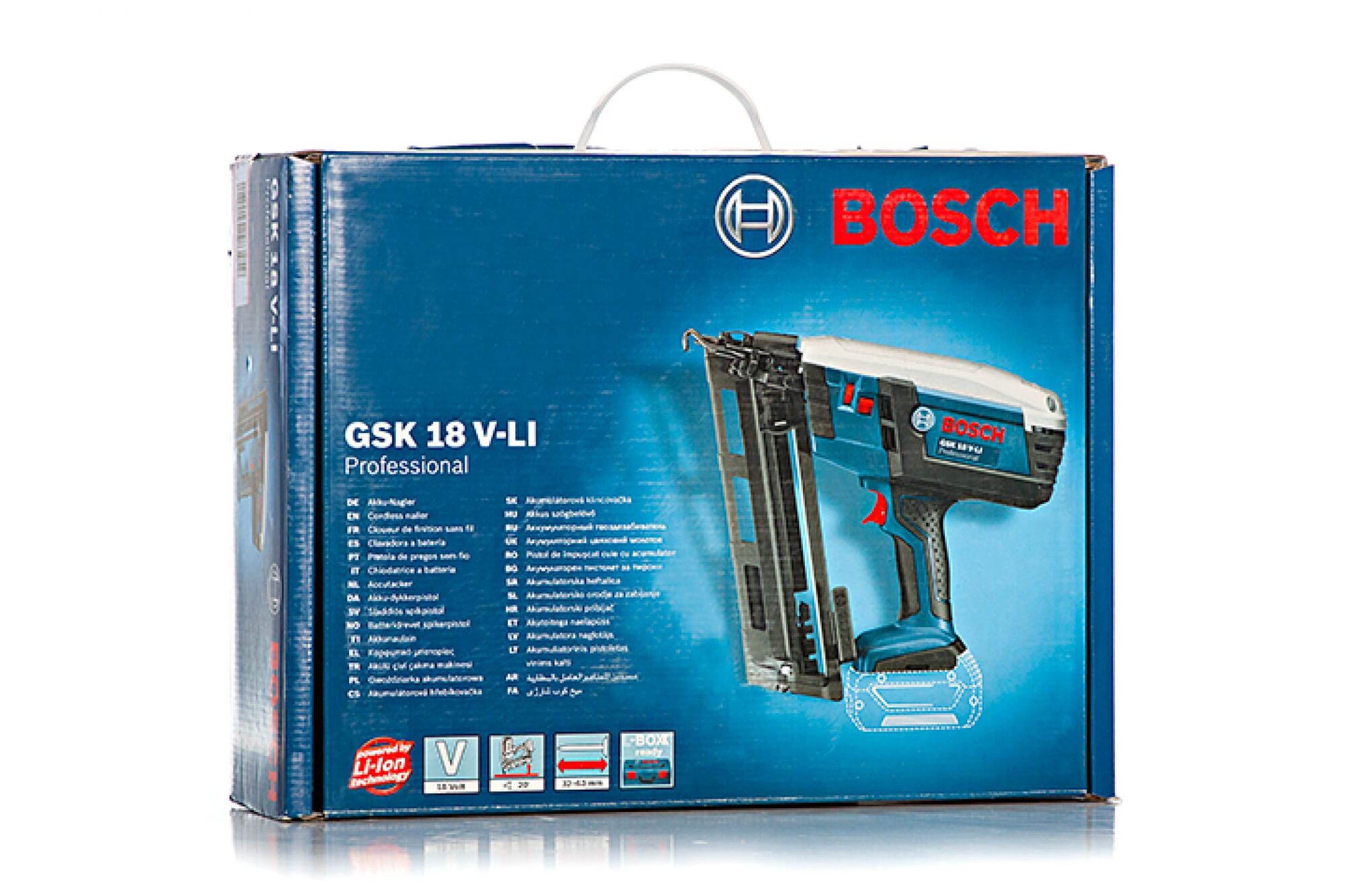 Аккумуляторный гвоздезабиватель Bosch GSK 18 V-LI 0.601.480.300, цена в  Екатеринбурге от компании ГЛОБАЛСТРОЙРТИ