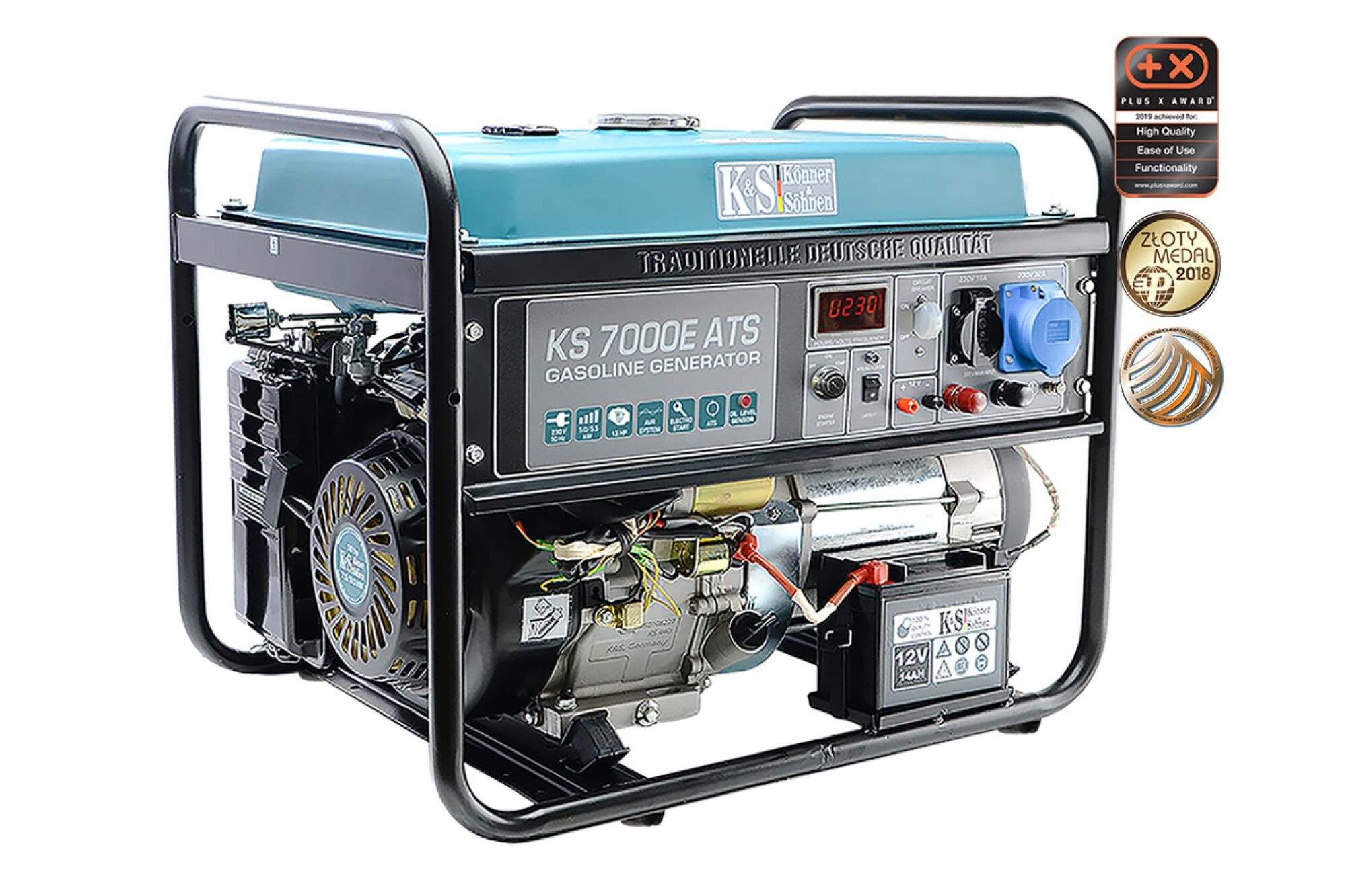 Бензиновый генератор Konner&Sohnen KS 7000E ATS 2