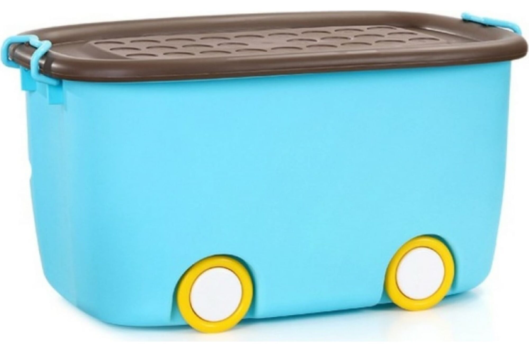 Большой ящик для хранения на колесах ZDK голубой boxbig0001/blue