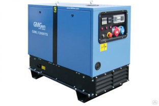 Дизель генератор GMGen Power Systems GML13000TS 9.6 кВт, 380/220 В в шумозащитном кожухе 501851 #1