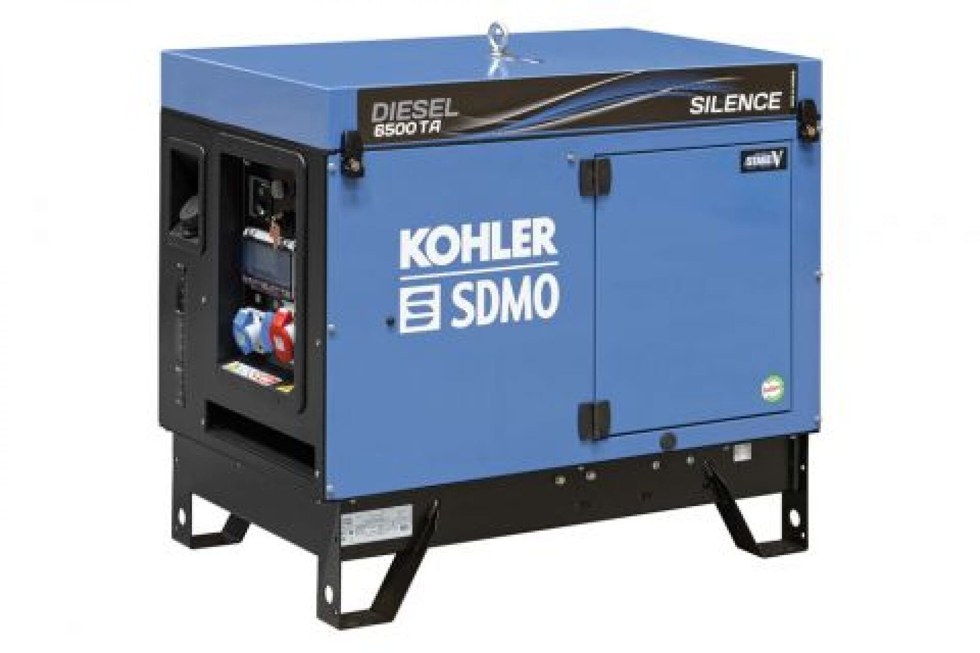 Дизельный генератор KOHLER-SDMO Diesel 6500 TA Silence C5 5.2 кВт, 380/220 В 101150805