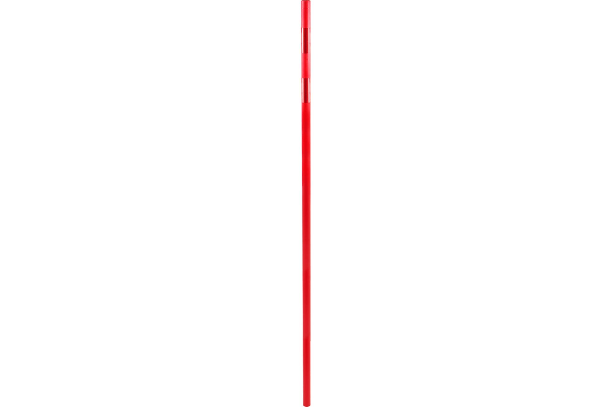 Дорожная сигнальная веха с 2-мя с/о лентами ПРОТЭКТ высота 2 м, красный ДСВ 2