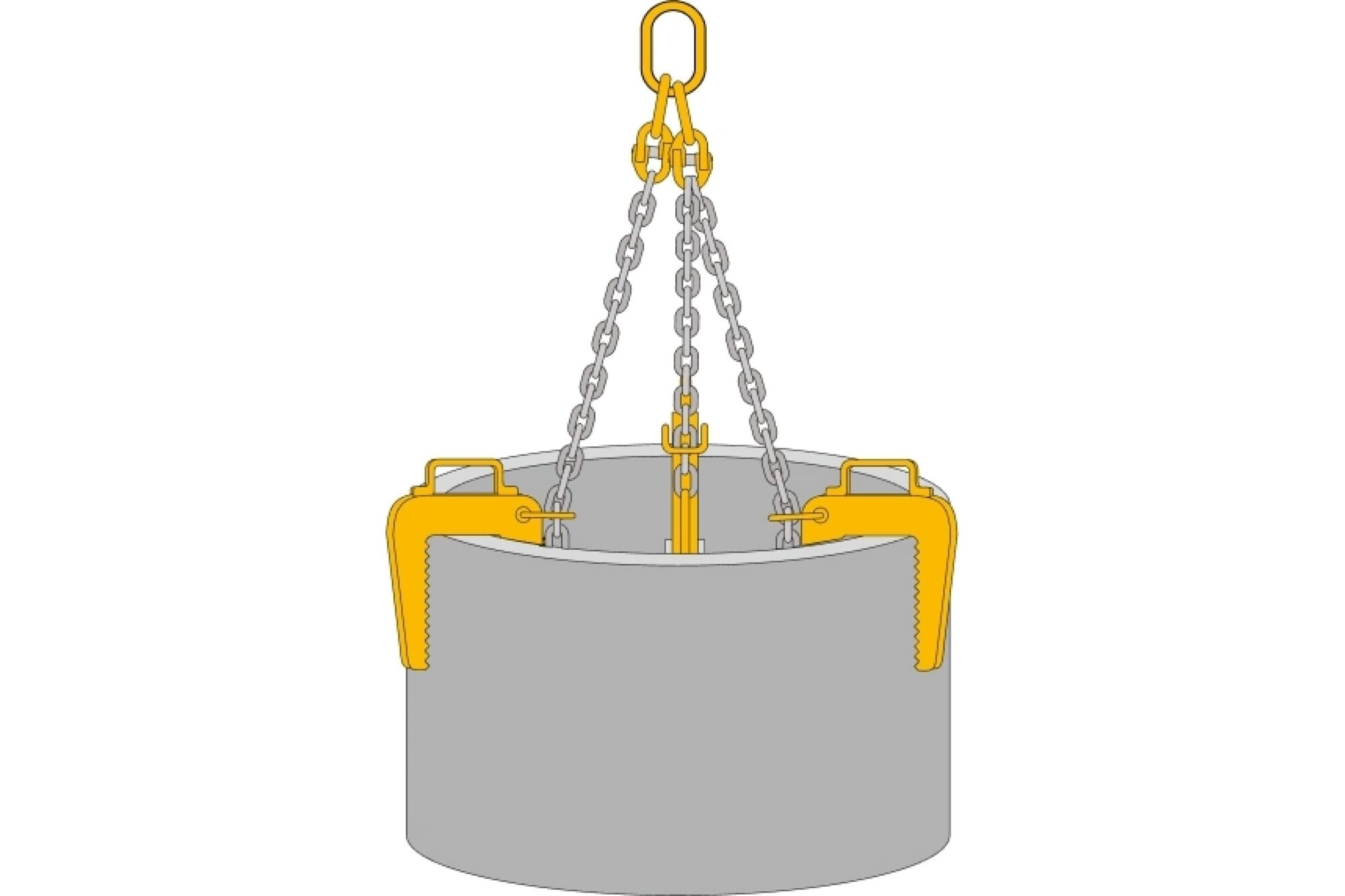Захват для бетонных колец ТВСТ г/п 1т