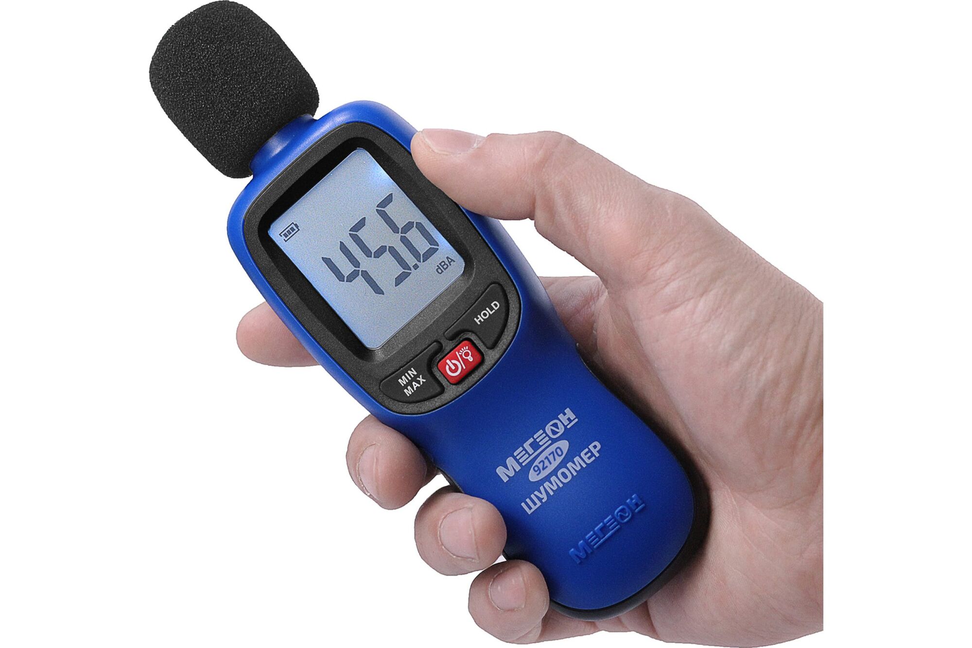 Измеритель уровня звука-шумомер МЕГЕОН 92170 с Bluetooth к0000033505