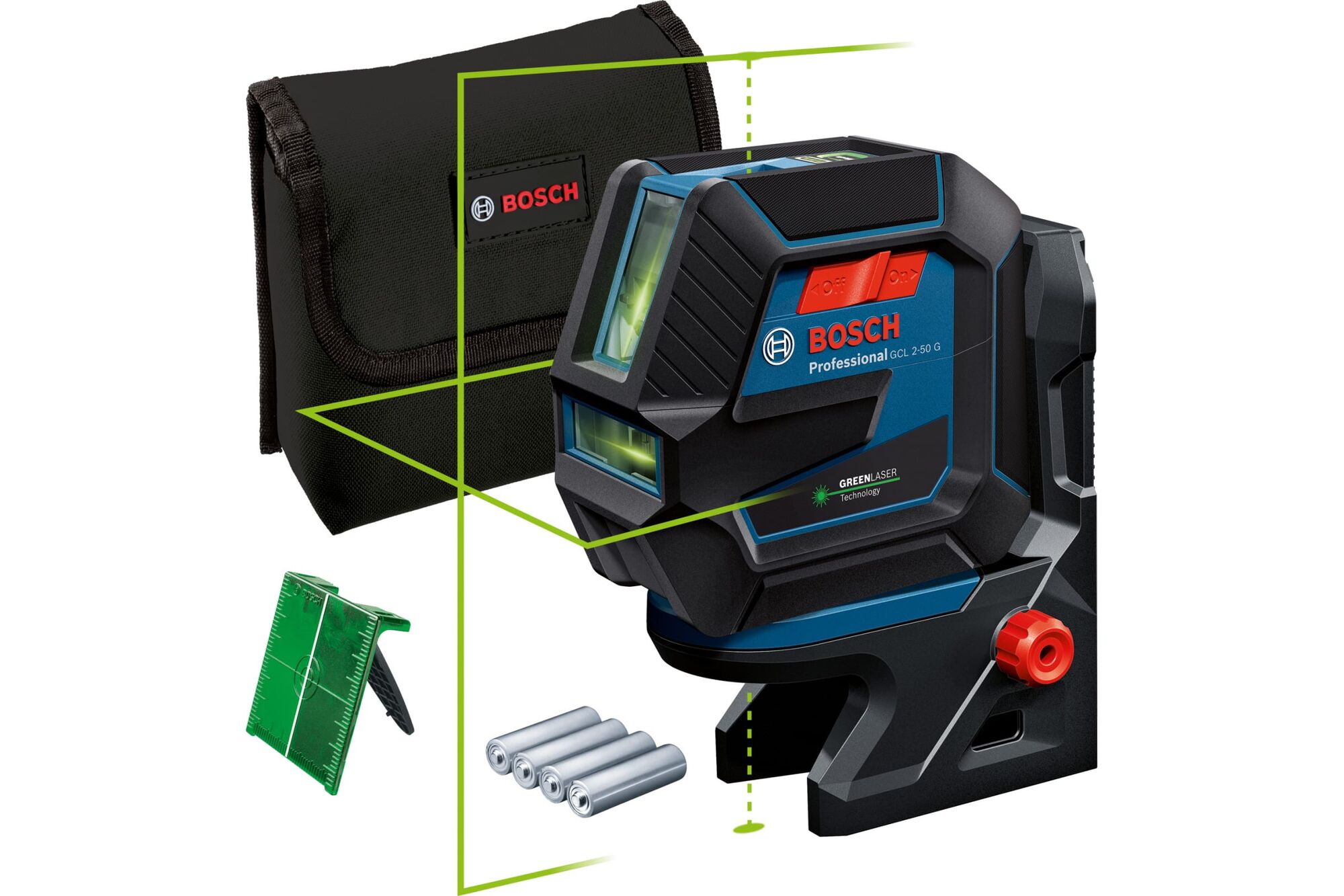 Комби-лазер Bosch GCL 2-50 G + RM10 0601066M00