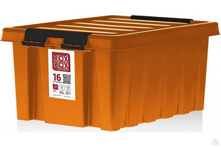 Контейнер с крышкой Rox Box 16 л, оранжевый 016-00.12 