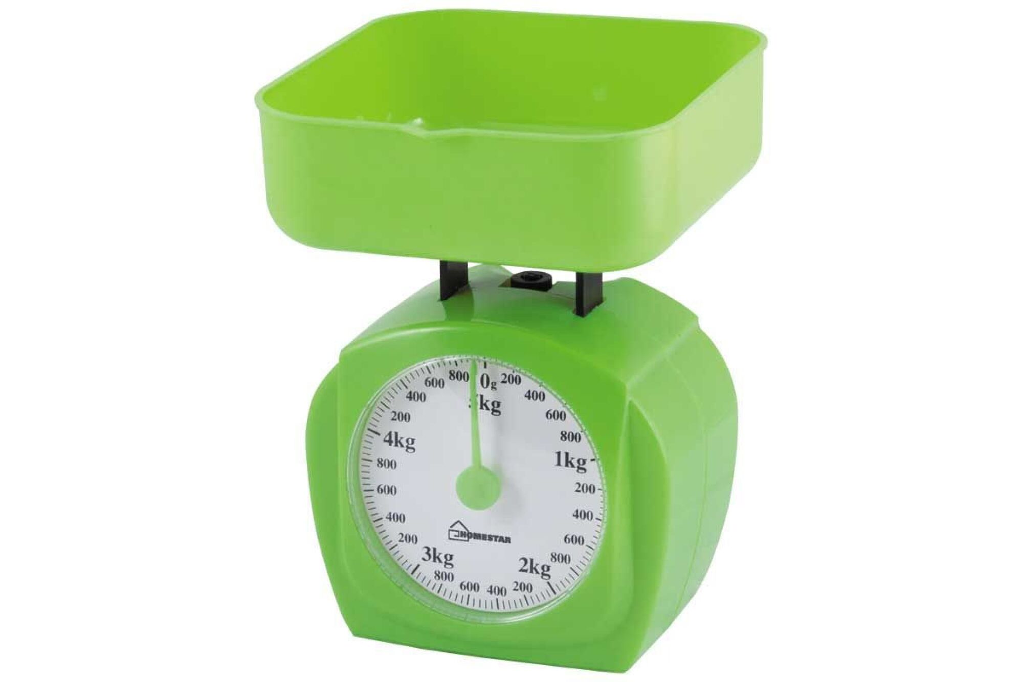 Кухонные механические весы HomeStar HS-3005М, 5 кг, цвет зеленый 004905
