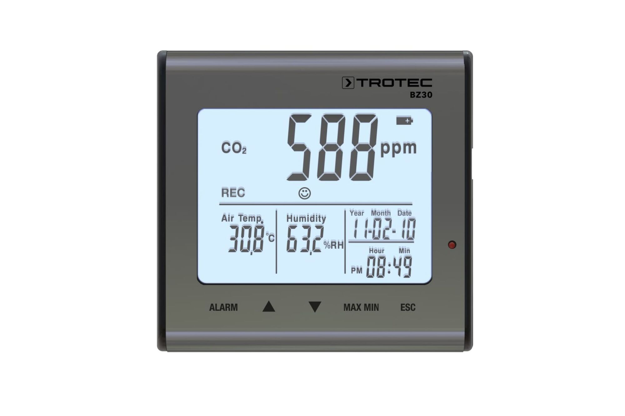 Логгер качества воздуха температура/влажность/СО2 TROTEC BZ30 3510205015