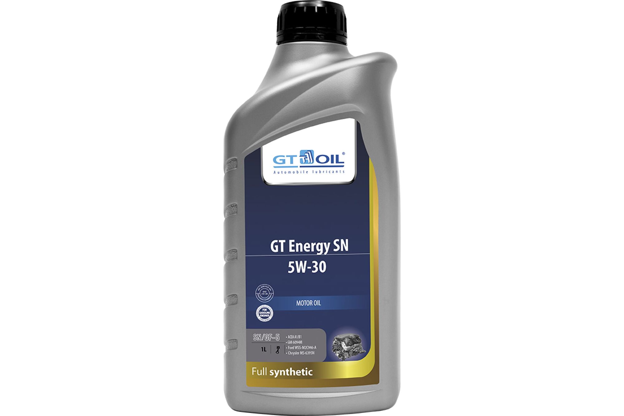 Масло Energy SN, SAE 5W30, API SN, 1 л GT OIL 8809059407240 GT Oil