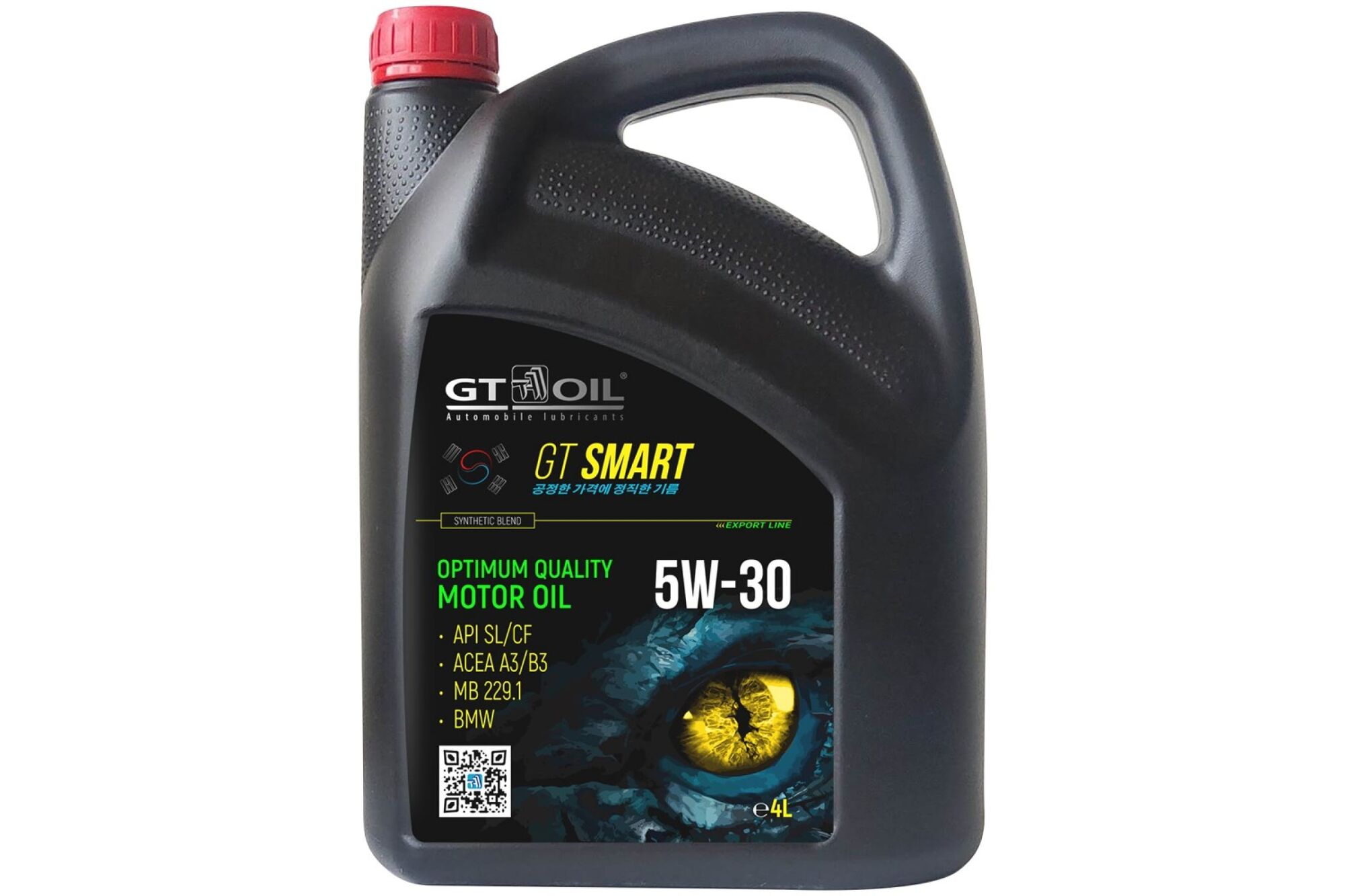 Масло GT OIL Smart SAE 5W-30 API SL/CF, 4 л 8809059408834 GT Oil