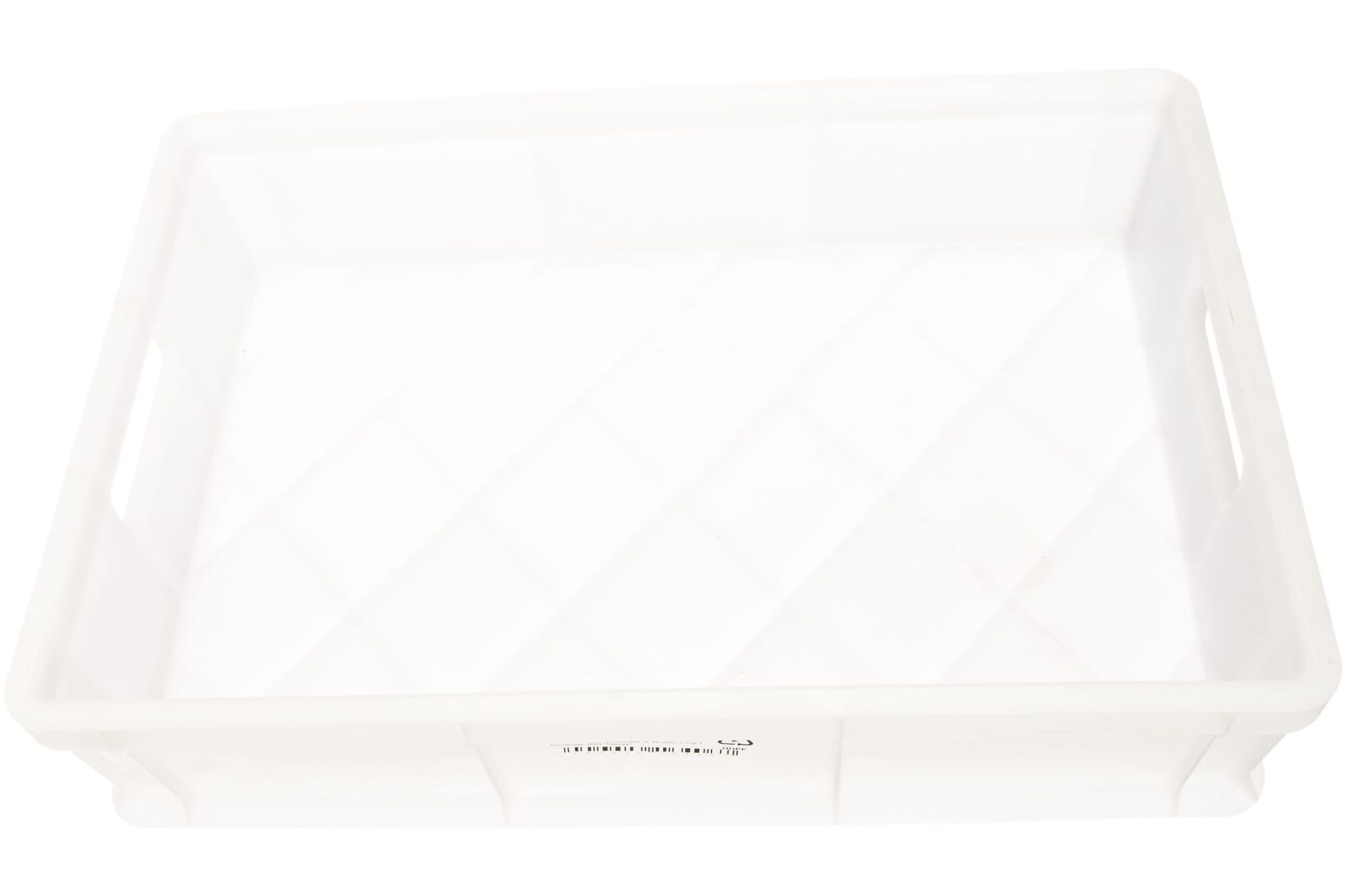 Морозостойкий сплошной ящик с ручками Тара.ру 600х400х140 мм, белый 16406