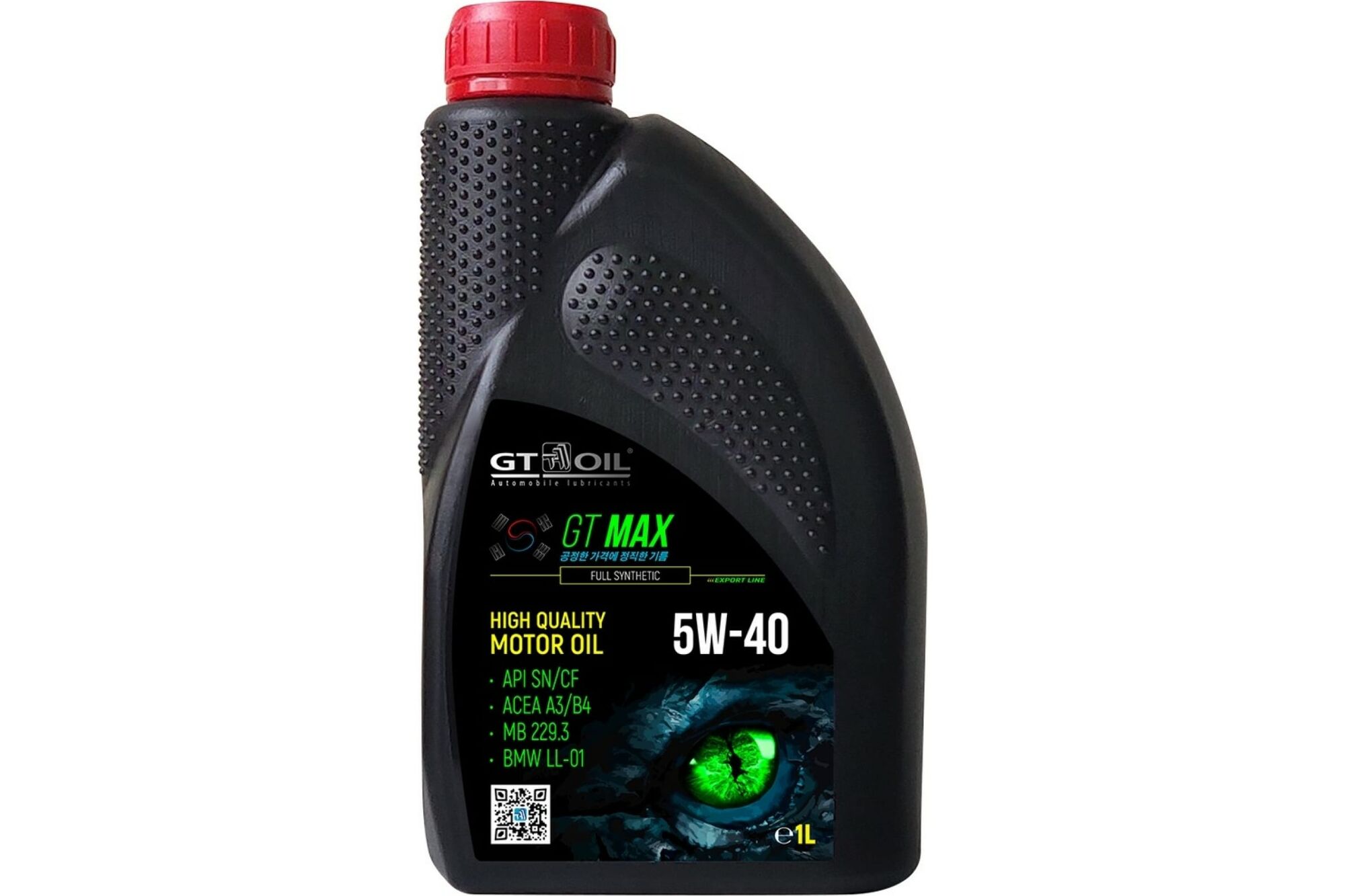 Моторное масло GT OIL Масло Max SAE 5W-40 API SN/CF, 1 л 8809059409008 GT Oil