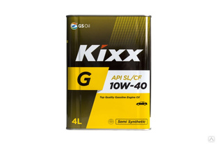 Моторное масло KIXX G SL/CF, 10W40, полусинтетическое, 4 л L531644TE1 