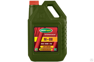 Моторное масло OILRIGHT М8В SAE 20W20, API CB/SD, 5 л 2484 Oil Right 