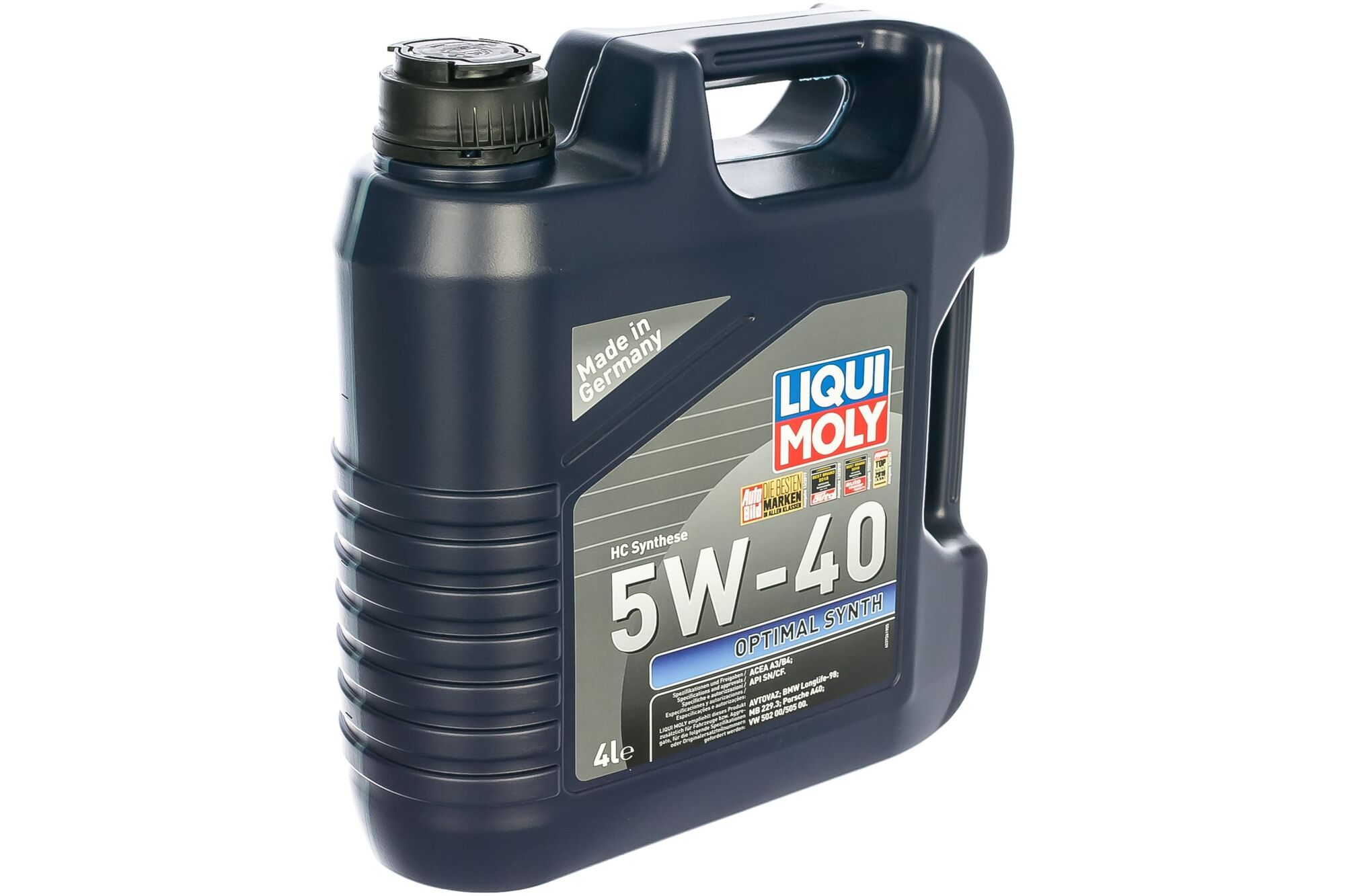 Моторное масло НС-синтетическое LIQUI MOLY Optimal Synth 5W-40 4 л 3926 Liqui Moly