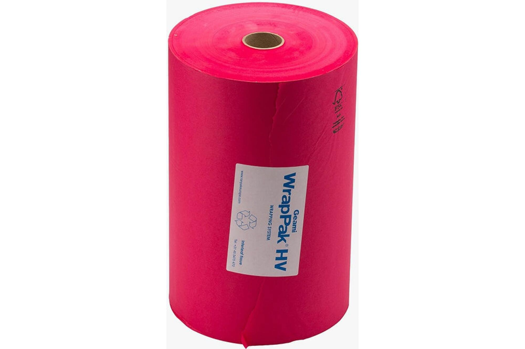 Оберточная бумага Ranpak Geami WrapPak ярко-розовая 840 м в коробке 1184012 1