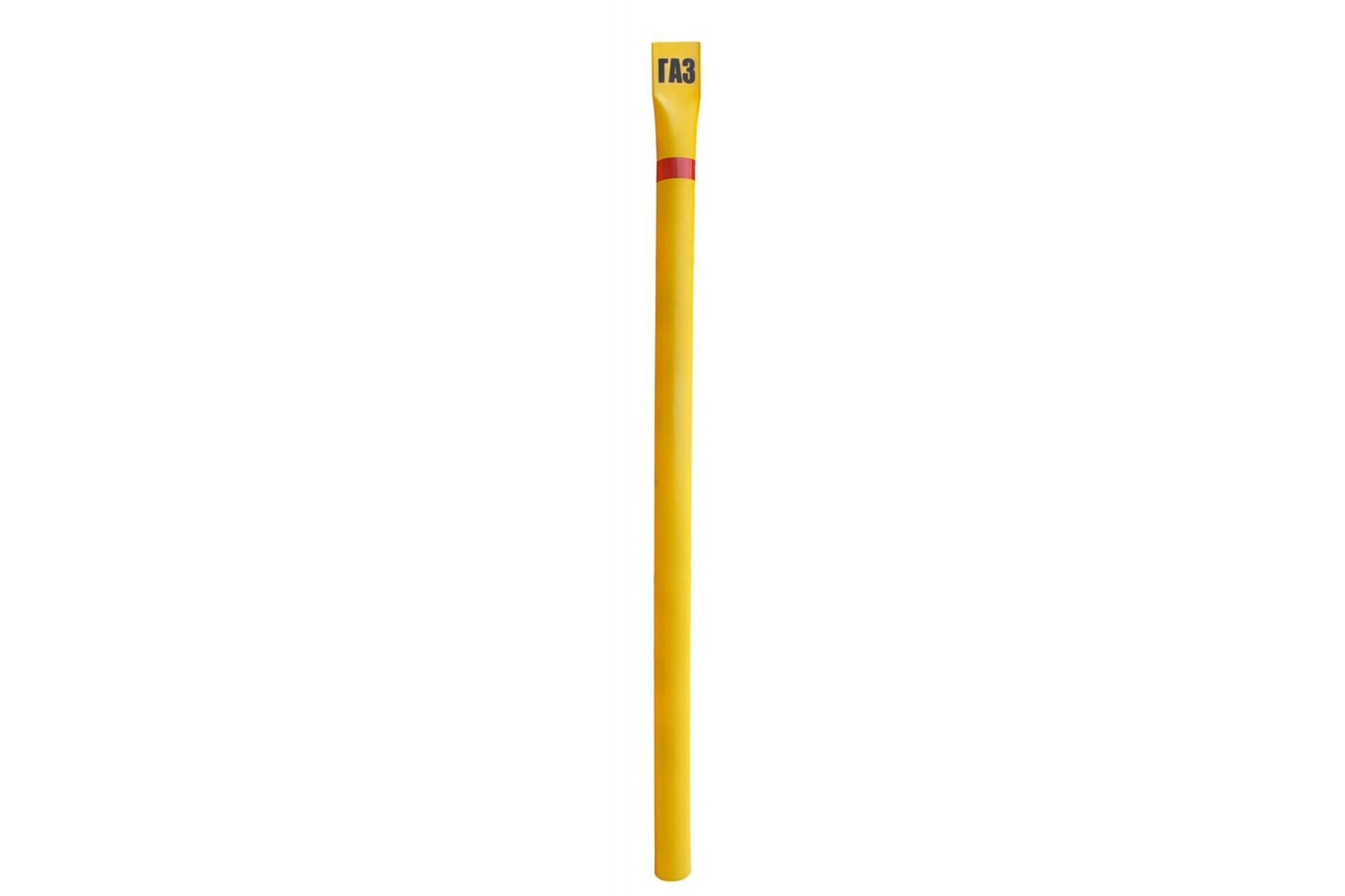 Опознавательный столбик ГАЗ диаметр 108 мм, желтый Протэкт СОГ-2,5