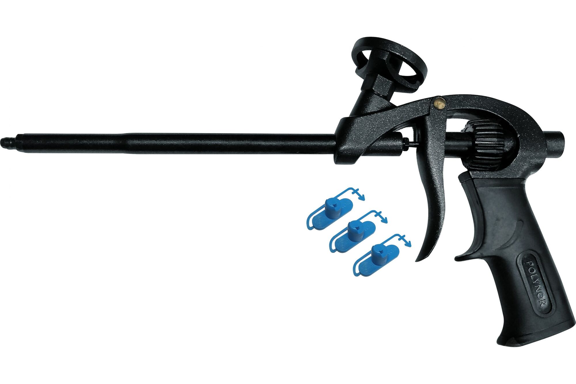 Пистолет Polynor PREMIUM GUN с тремя угловыми насадками в комплекте ПТ000000025 1