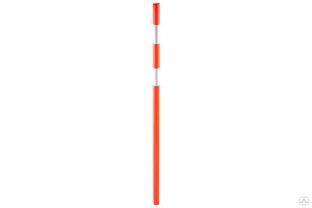 Пластиковая веха Протэкт с 2-мя с/о лентами, высота 1,5 м Оранжевый ВП 1,5 #1