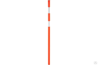 Пластиковая веха Протэкт 1,8 м, с 3-мя с/о лентами высота Оранжевый ВП 1,8 #1