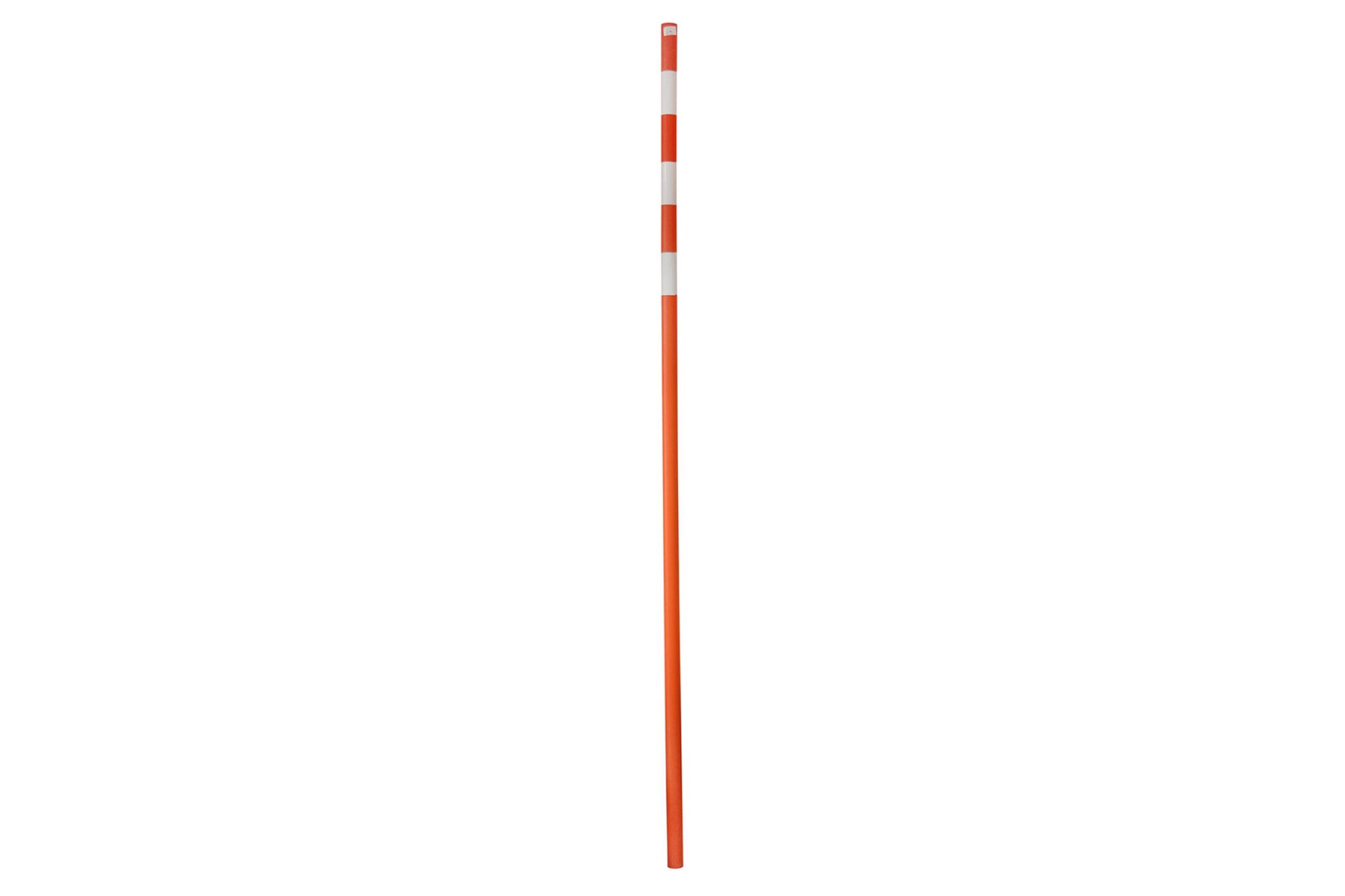 Пластиковая веха с 3-мя с/о лентами высота 2 м, Оранжевый Протэкт ВП 2
