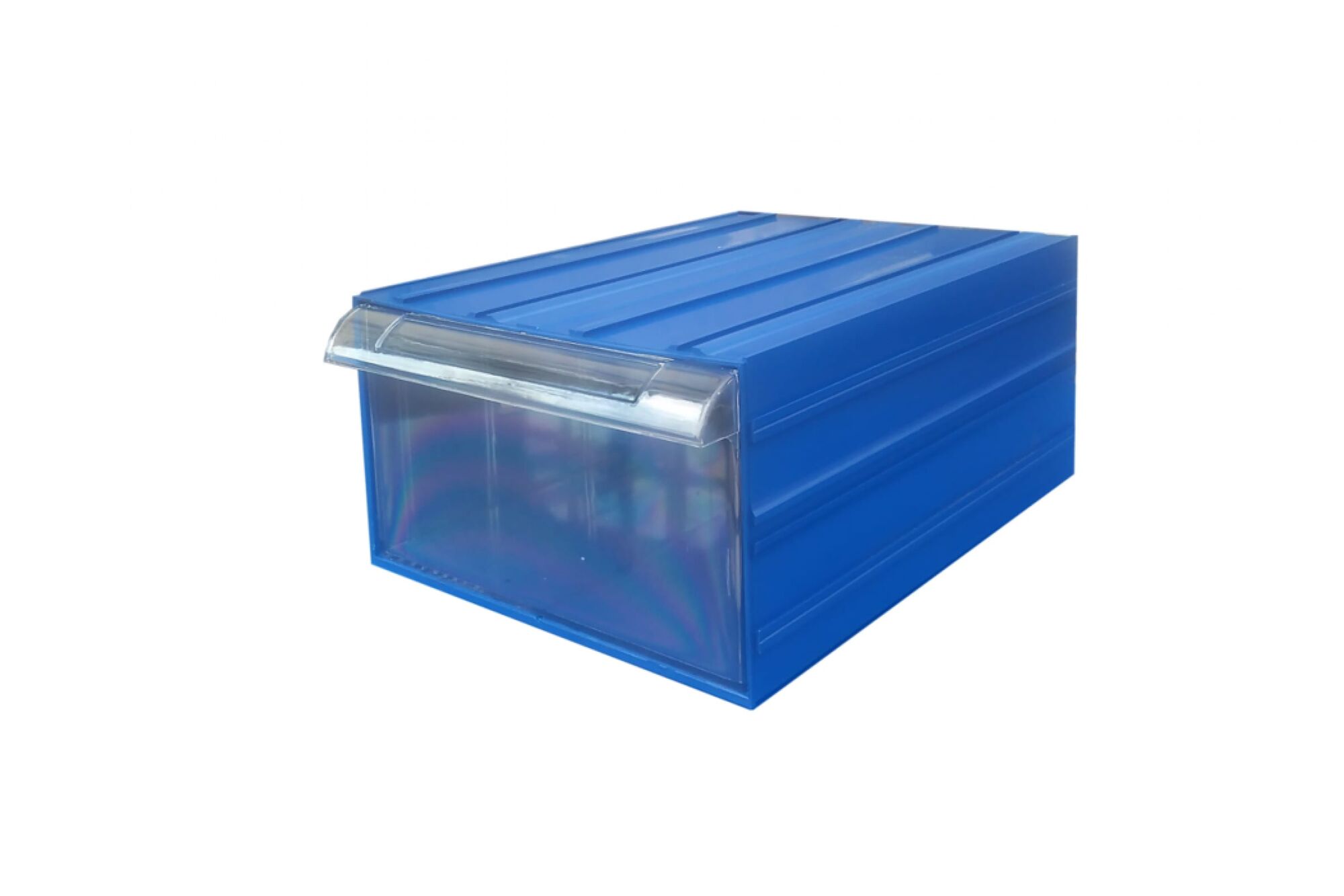 Пластиковый короб Стелла синий/прозрачный, 212x328x126 мм С-501-D