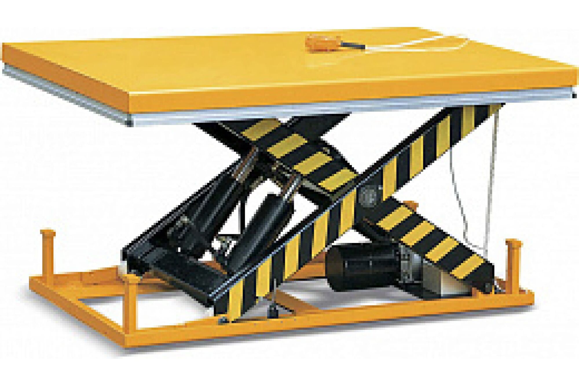 Гидравлический подъемный стол SJ Грузоподъемность: 5000 кг, Высота подъема: 8 м,