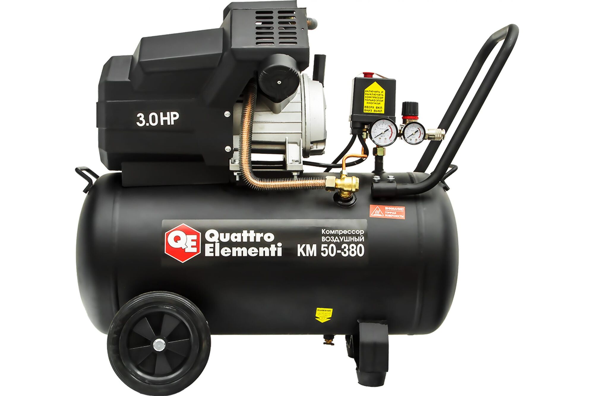 Поршневой масляный компрессор QUATTRO ELEMENTI KM 50-380 248-504 Quattro Elementi 2