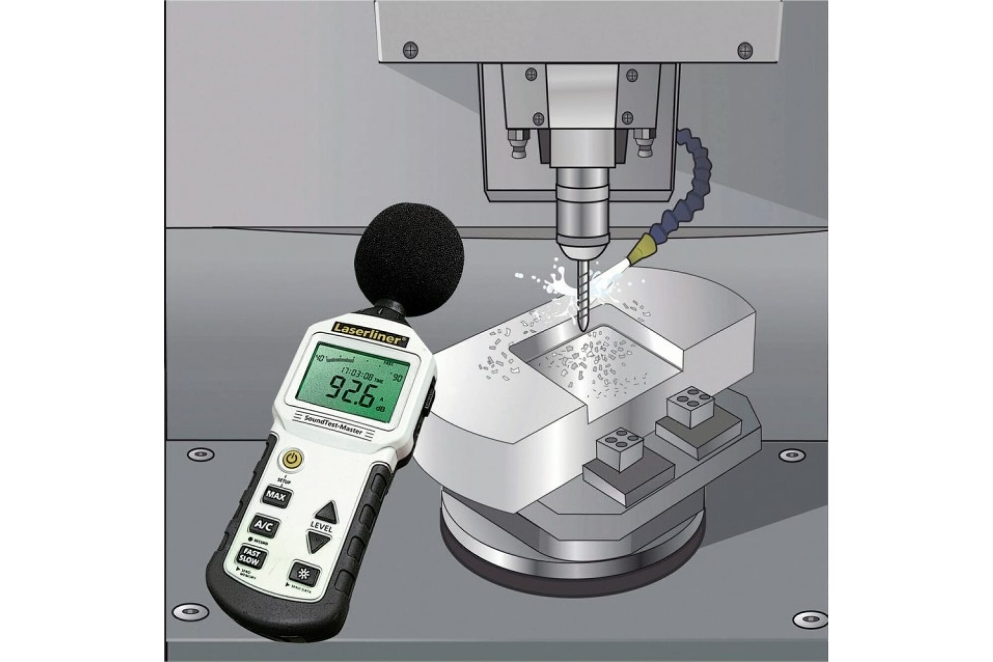 Прибор для измерения уровня шума Laserliner SoundTest-Master 082.070A, цена  в Екатеринбурге от компании ГЛОБАЛСТРОЙРТИ