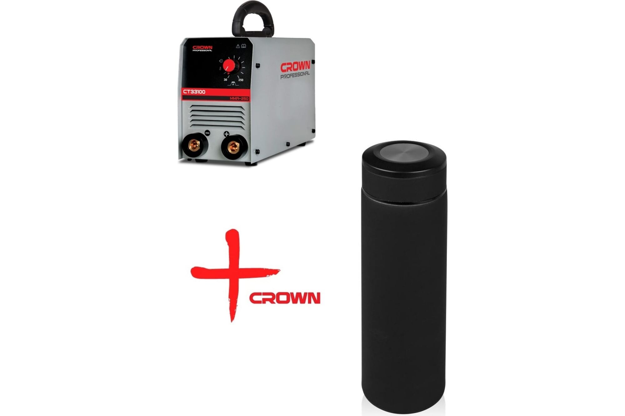 Сварочный аппарат CROWN ММА CT33100 + подарок Crown