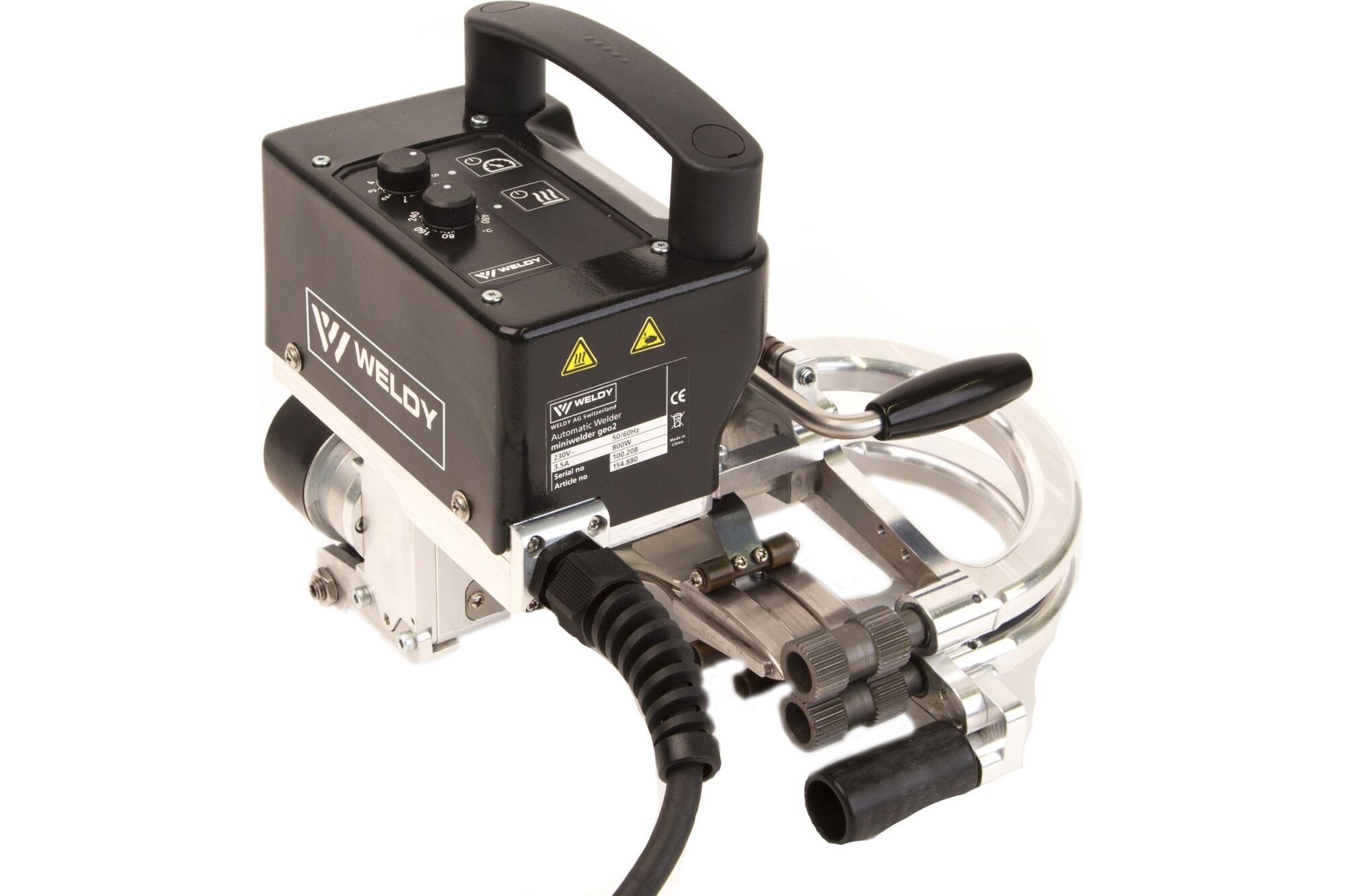 Сварочный аппарат WELDY Miniwelder Geo 2 230В/800Вт, стальной клин, с пров. каналом 154.884 MAX
