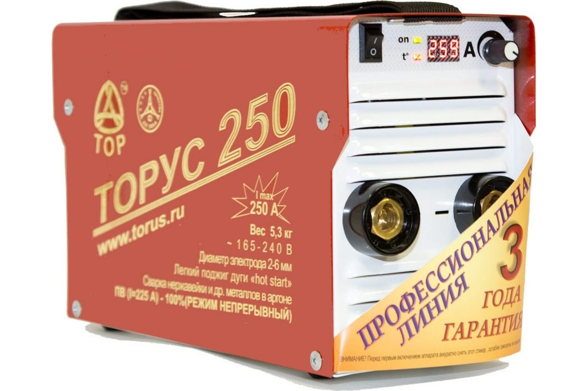 Сварочный аппарат с комплектом проводов Торус 250 ТОРУС