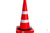 Сигнальный дорожный конус, 520 мм, оранжевый, с 2-мя светоотражающими полосами Протэкт КС-2.8.0-П #1