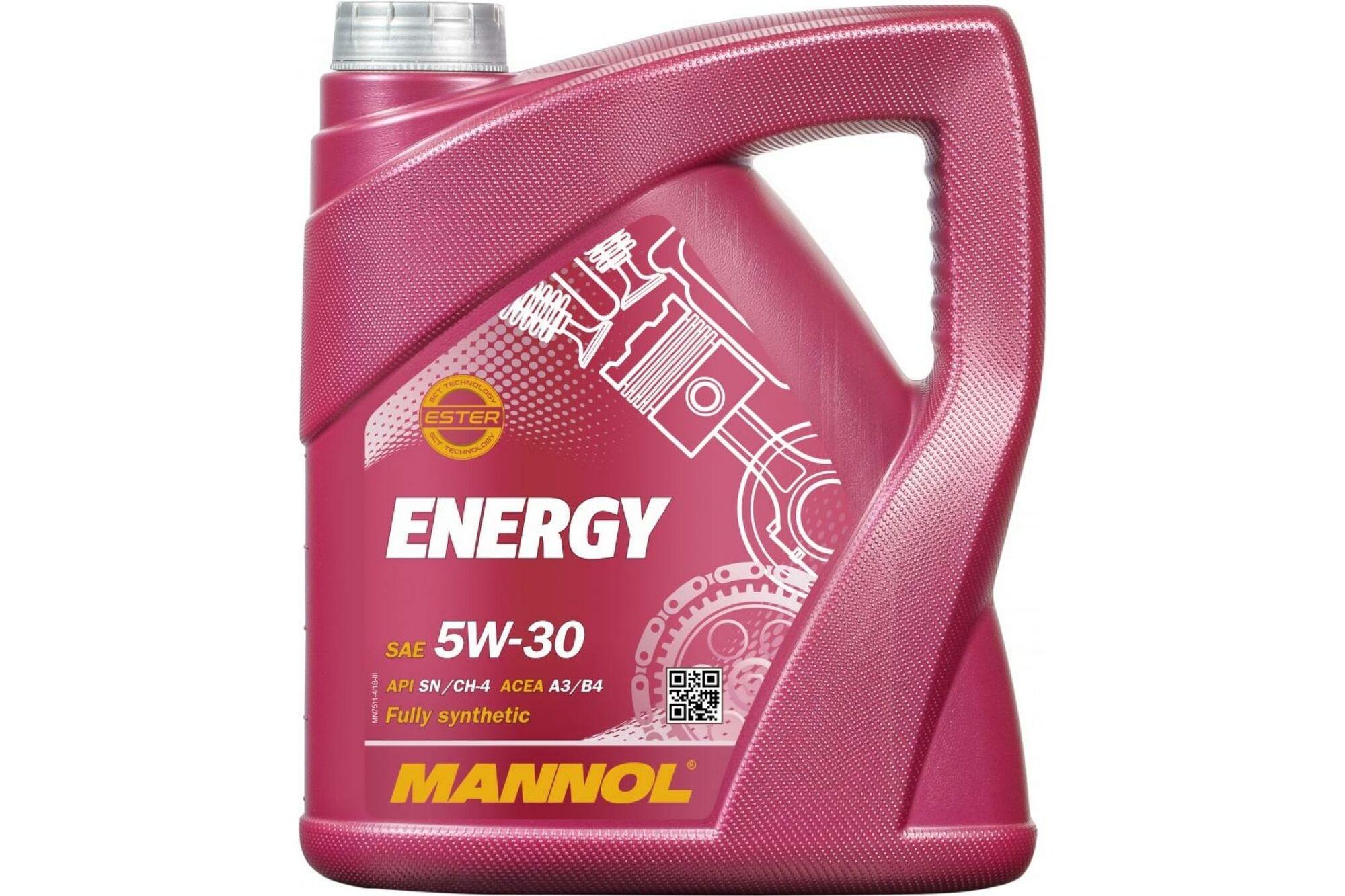 Синтетическое моторное масло MANNOL ENERGY 5W30 4 л 7017