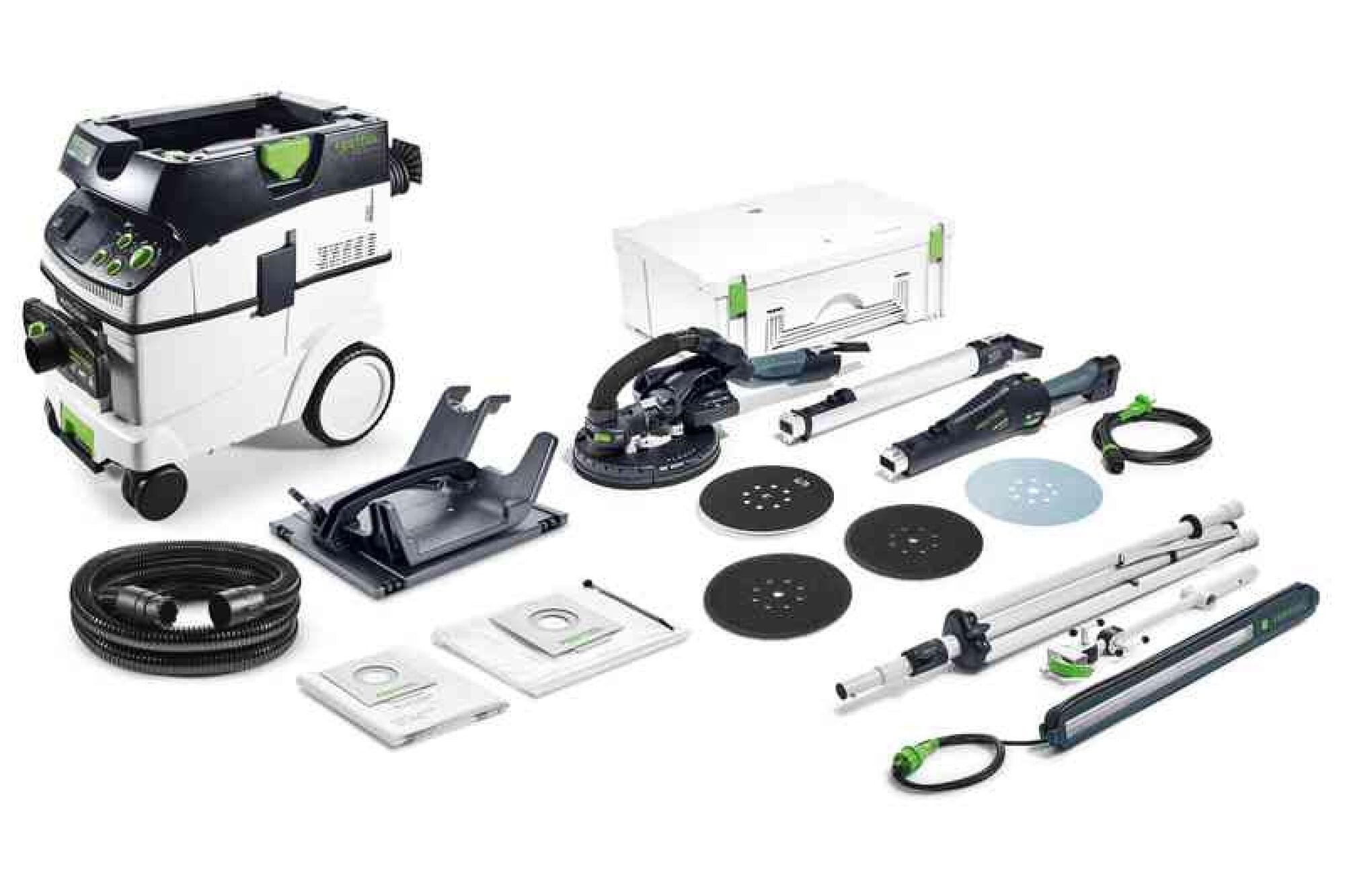 Шлифовальная машинка FESTOOL PLANEX LHS 225 с пылеудаляющим аппаратом  CTM36/STL450-Set 575460, цена в Екатеринбурге от компании ГЛОБАЛСТРОЙРТИ